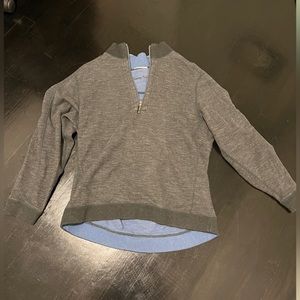 Tommy Bahama quarter zip reversible